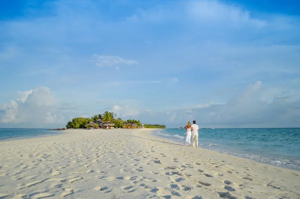Spiaggia - Maldive Foto Stock Royalty Free