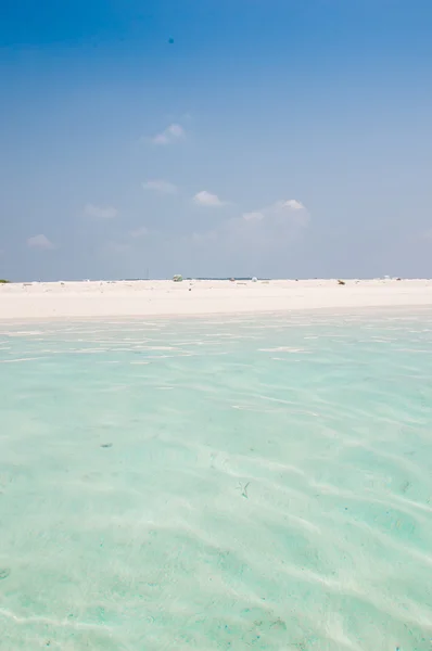 Praia - Maldivas — Fotografia de Stock