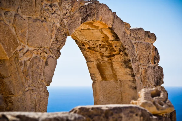 Ruins of Greek ancient arches in Kurion, Cyprus — Stock Photo, Image