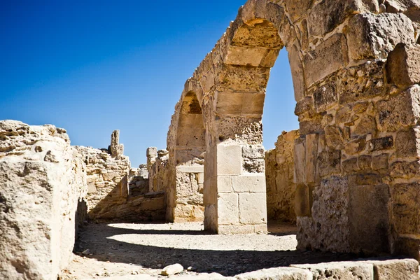 Kurion, Kıbrıs'ın Yunan antik kemerler kalıntıları — Stok fotoğraf