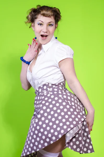 Pin-Up donna — Foto Stock