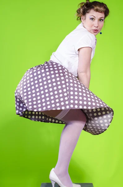 Vrouw pin-up — Stockfoto