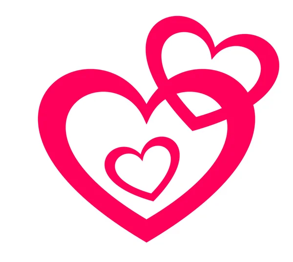 Beauti hearts — Stock Photo, Image
