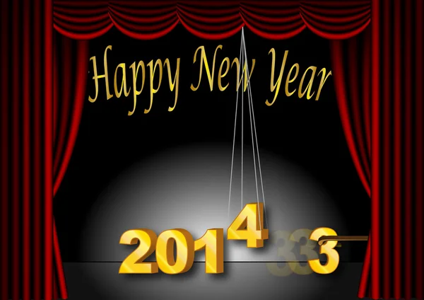 2014 yılı 3d altın rengini değiştir