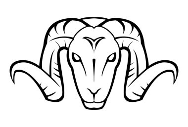 keçi vektör çizim