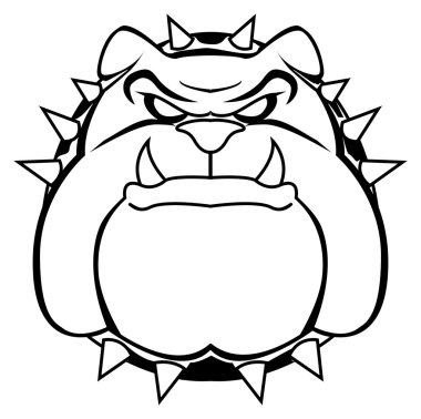 bulldog vektör çizim