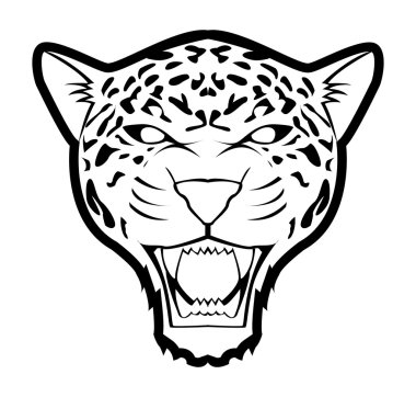 Vector illustration of jaguar clipart
