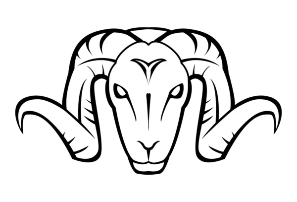Векторна ілюстрація кози — стоковий вектор