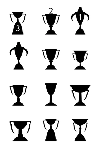 Vector illustration of trophy — Stock Vector