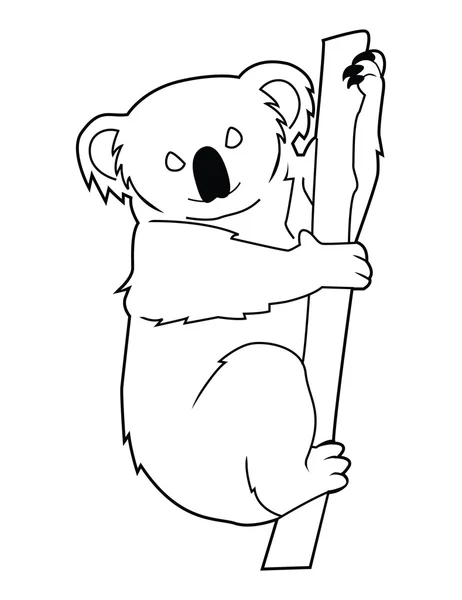 Vektorové ilustrace Koala — Stockový vektor