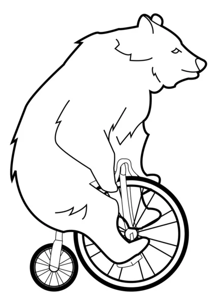 Illustration vectorielle du cycle ours — Image vectorielle