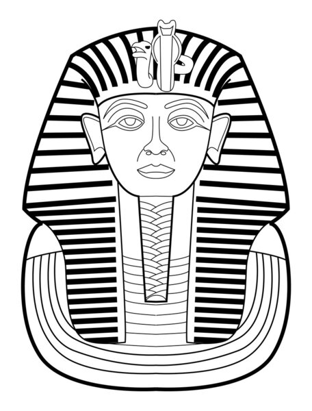 Vector illustration of pharaoh