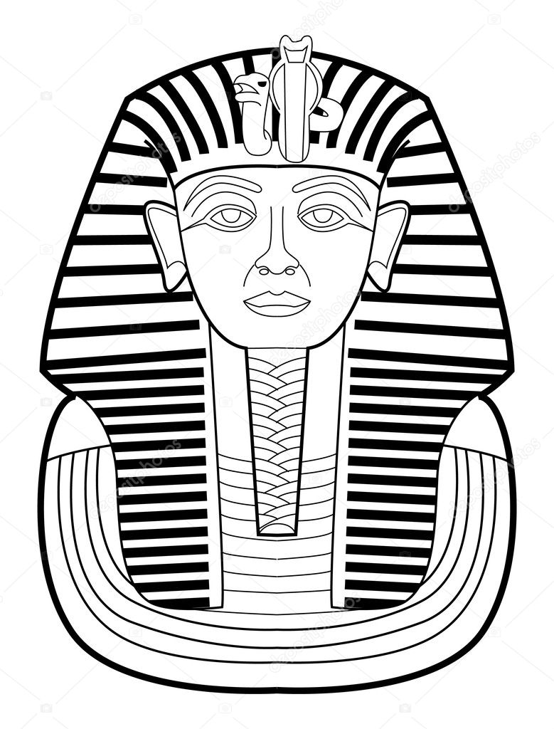 Vector illustration of pharaoh