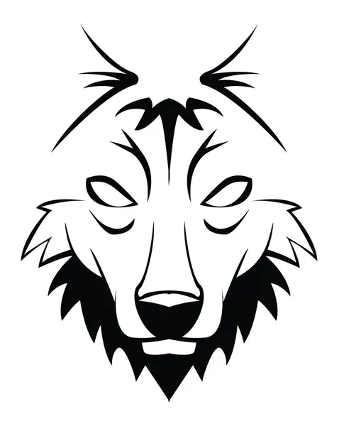 Illustration du loup — Image vectorielle
