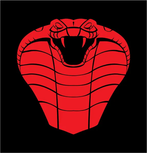 Illustration av cobra emblem — Stock vektor