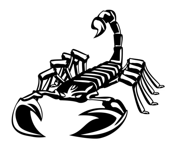Illustration des Skorpions — Stockvektor