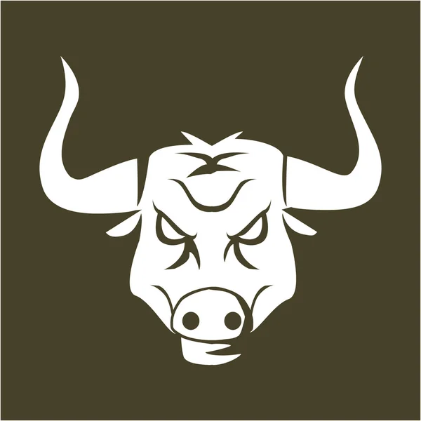Illustrazione del simbolo del toro — Vettoriale Stock