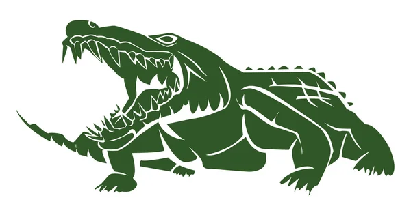 Illustration of crocodile — Stock Vector