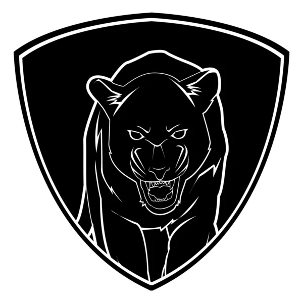 Panthera çizimi — Stok Vektör