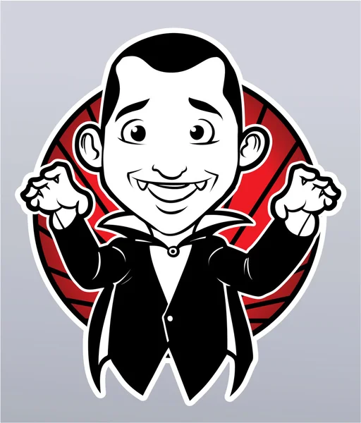 Illustratie van dracula — Stockvector