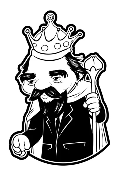 Illustration du roi — Image vectorielle