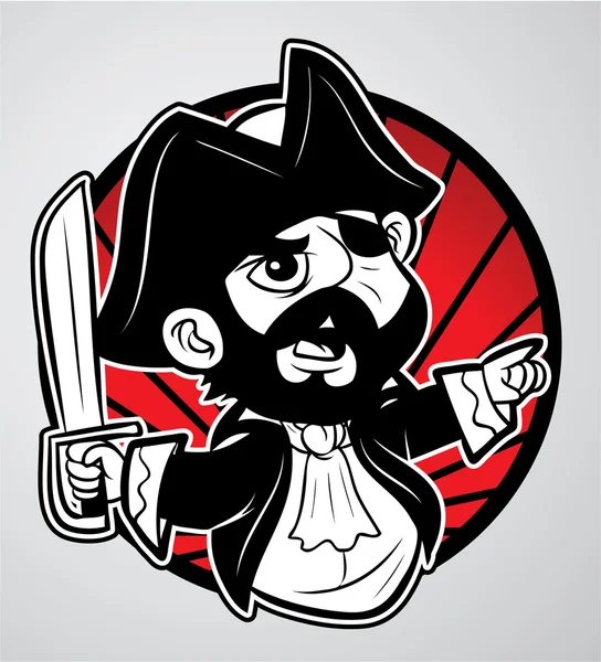 Pirate — Image vectorielle