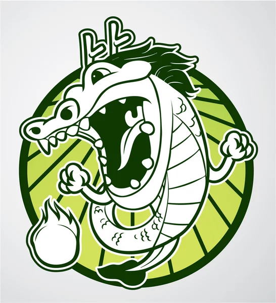 Zodiaque du dragon — Image vectorielle