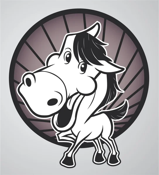 Illustration de cheval — Image vectorielle