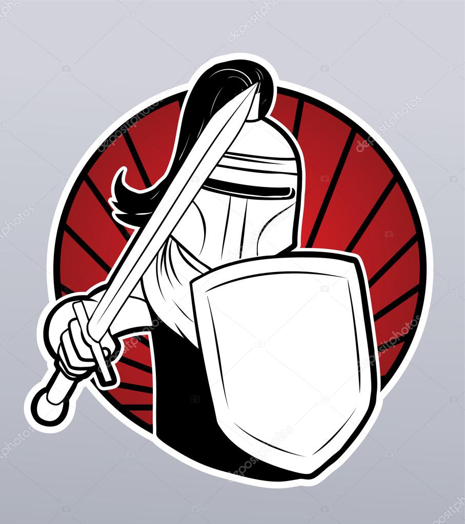 Illustration of knight
