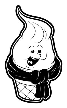 Dondurma külahı çizimi