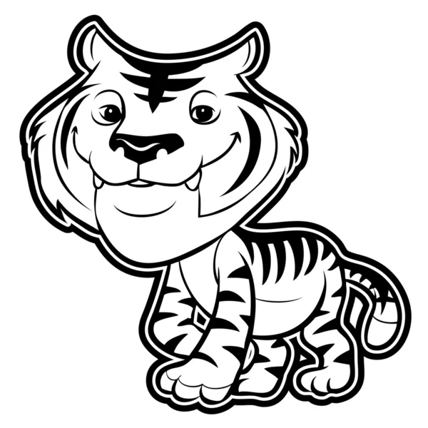 Illustration of tiger — Stock Vector