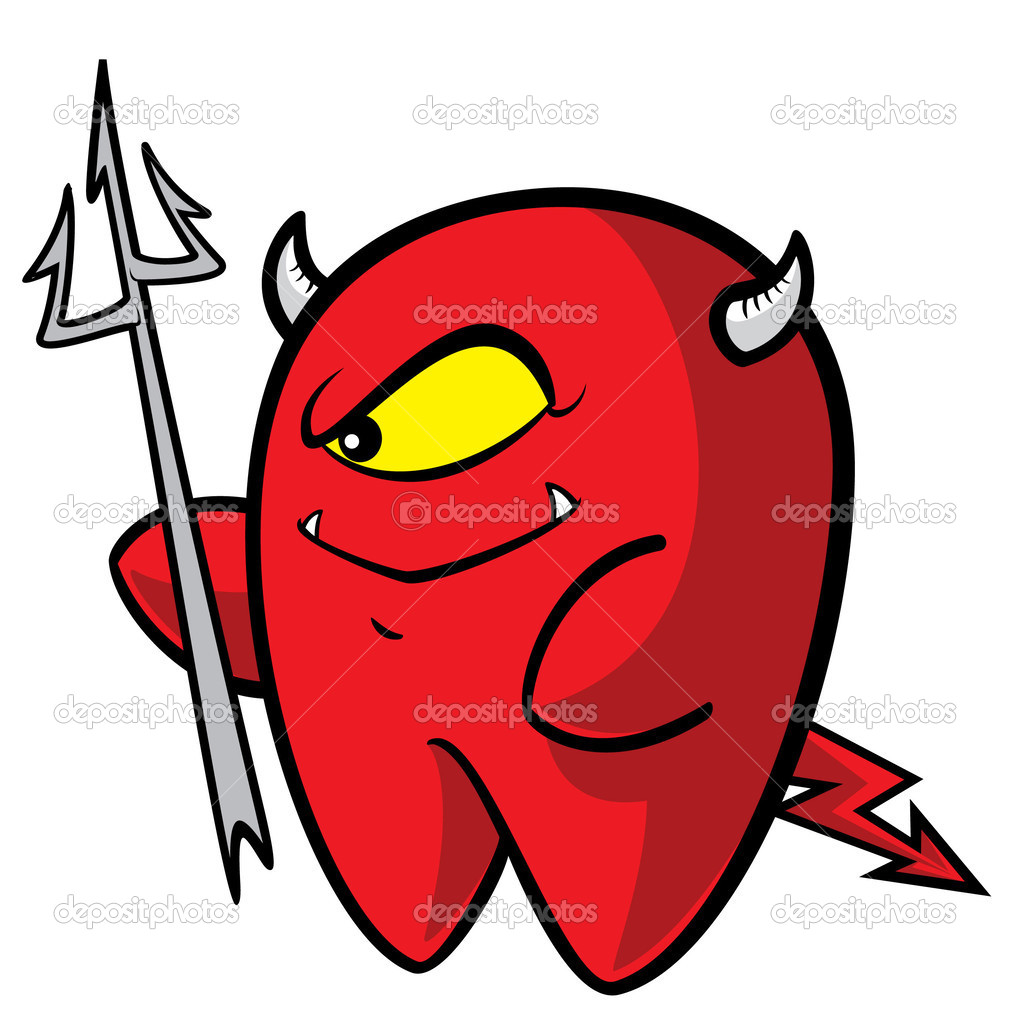 Tooth Devil — Stock Vector © indomercy2012 #40151273