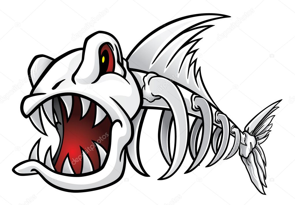 Download Fish Skeleton — Stock Vector © indomercy2012 #40151509