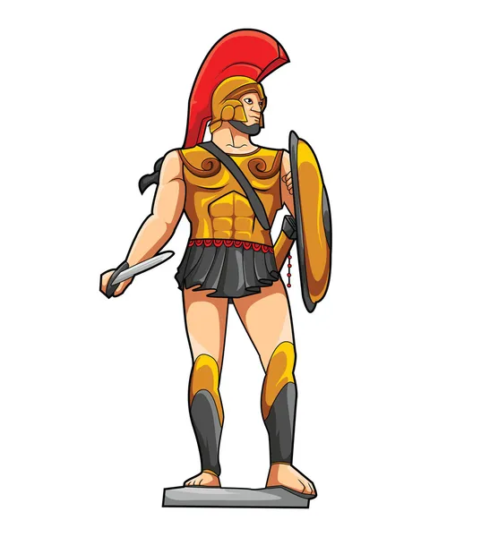 Espartano — Archivo Imágenes Vectoriales