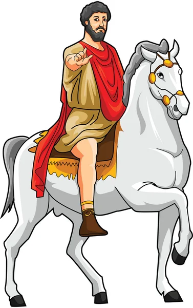 Équitation romaine — Image vectorielle