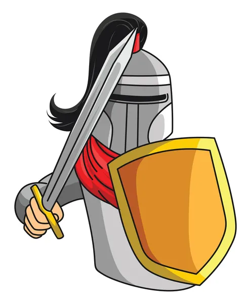 Knight Warrior — Stock Vector