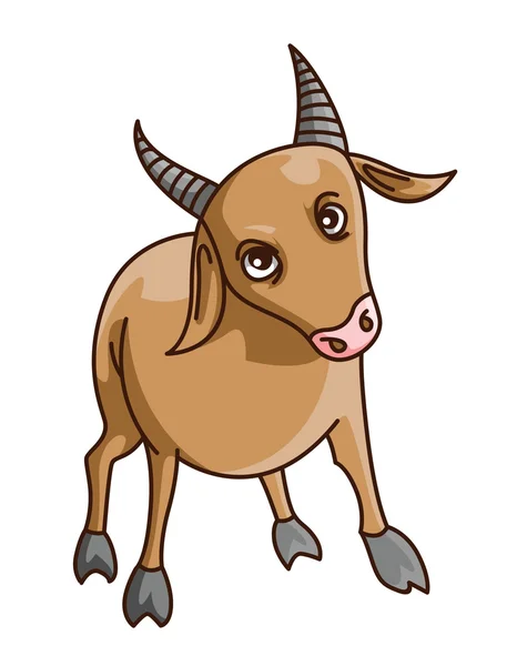 Illustration of goat — Stock Vector