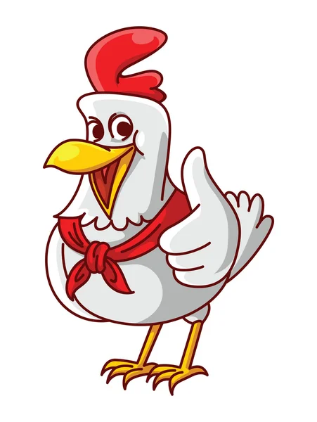 Pouce de poulet — Image vectorielle