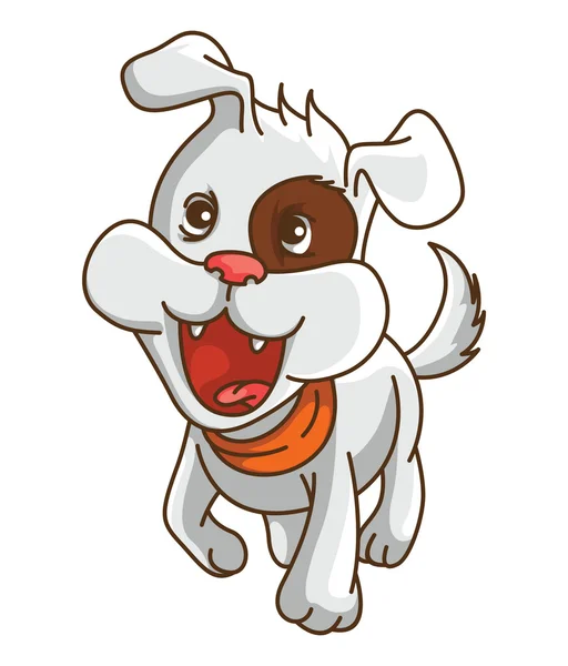 Hond cartoon afbeelding — Stockvector