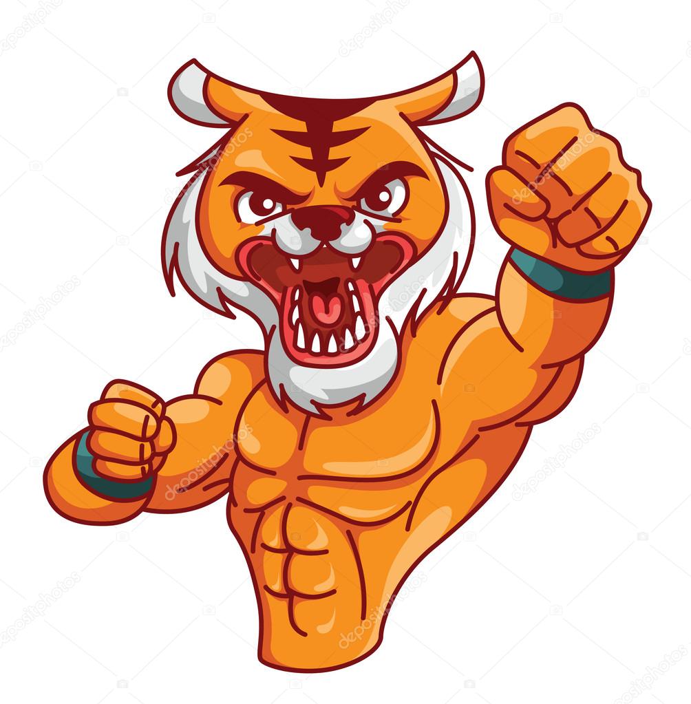 Illustration of tiger muscle
