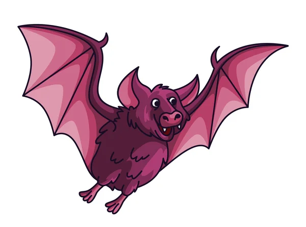 Bat Cartoon Ilustração — Vetor de Stock