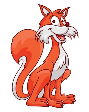 komik karikatür çizimi tilki