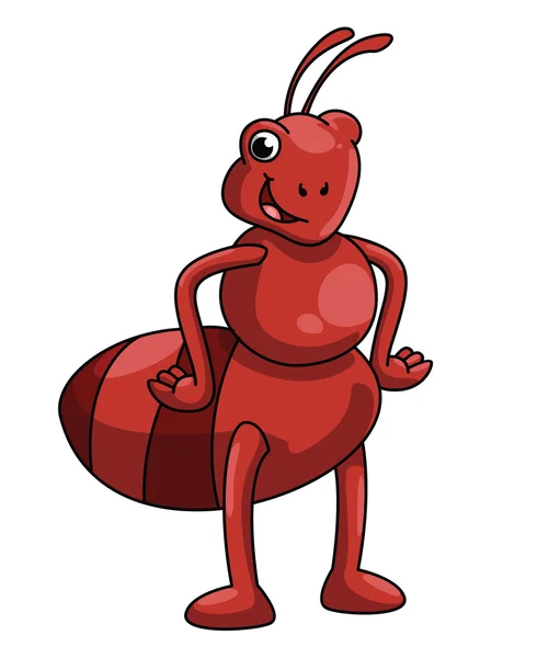 Rode mier — Stockvector