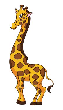 zürafa karikatür komik resim