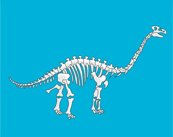 Fosil dinosaurus — Stockový vektor
