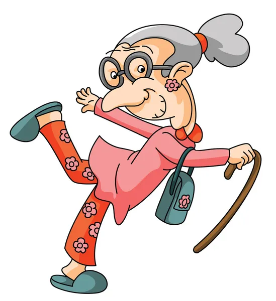 Cartoon happy grandma Vector Art Stock Images | Depositphotos Cartoon happy grandma Vector Art Stock Images | Depositphotos