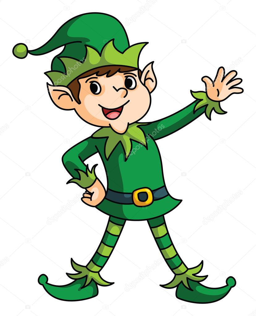 Elf Cartoon Illustration