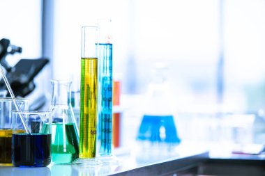 Science experiment accessories in the Chemistry laboratory.