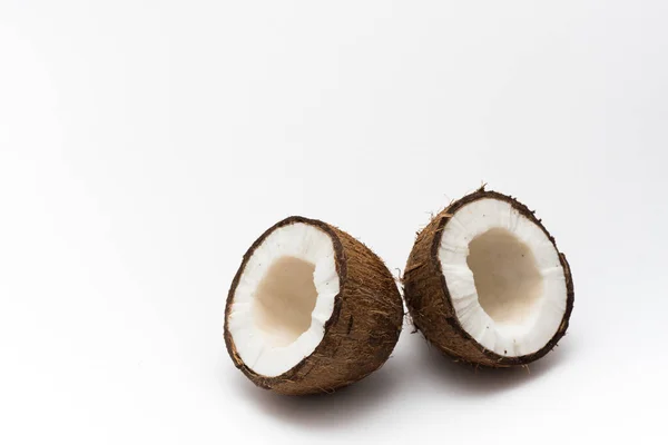 Kokosnuss Isoliert Auf Weißem Hintergrund — Stockfoto