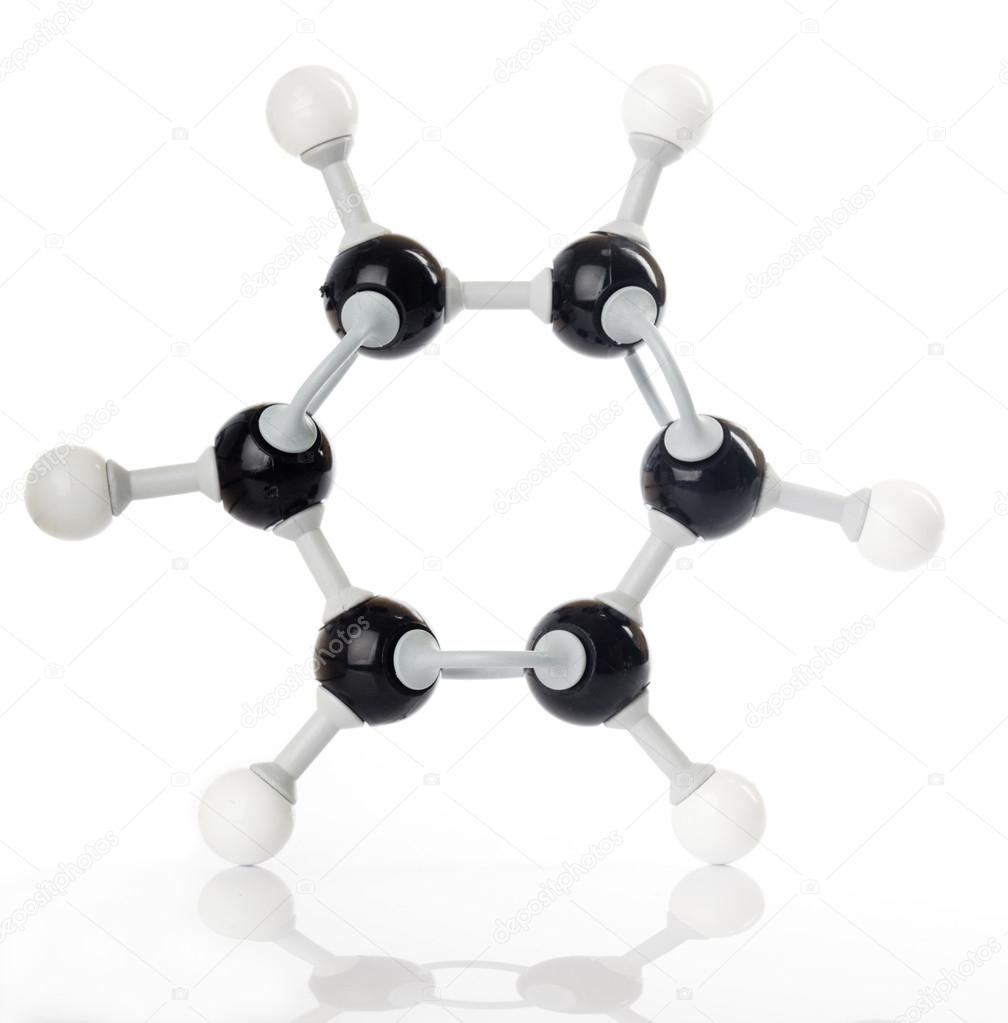 Molecule model of benzene / benzol